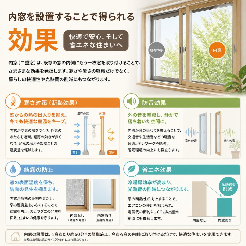内窓のメリットとは？
