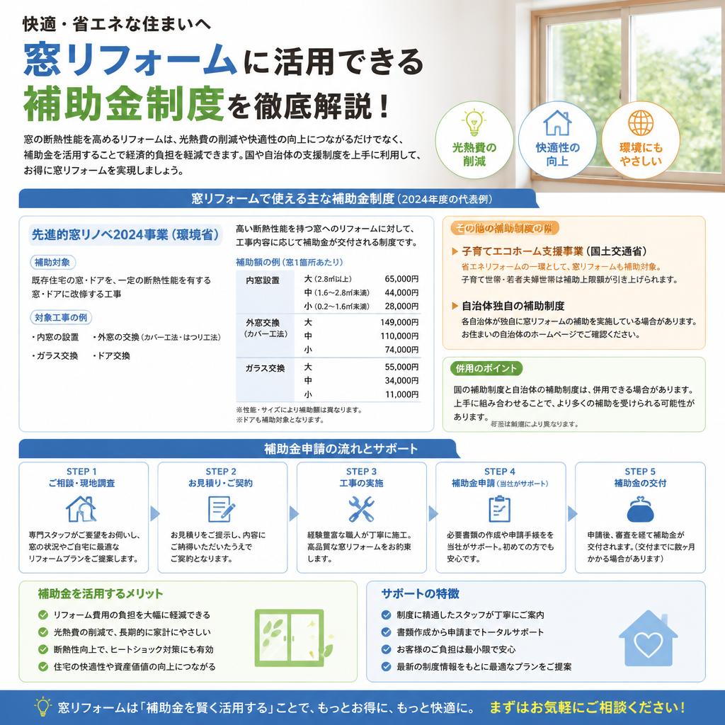 補助金制度を活用しよう！