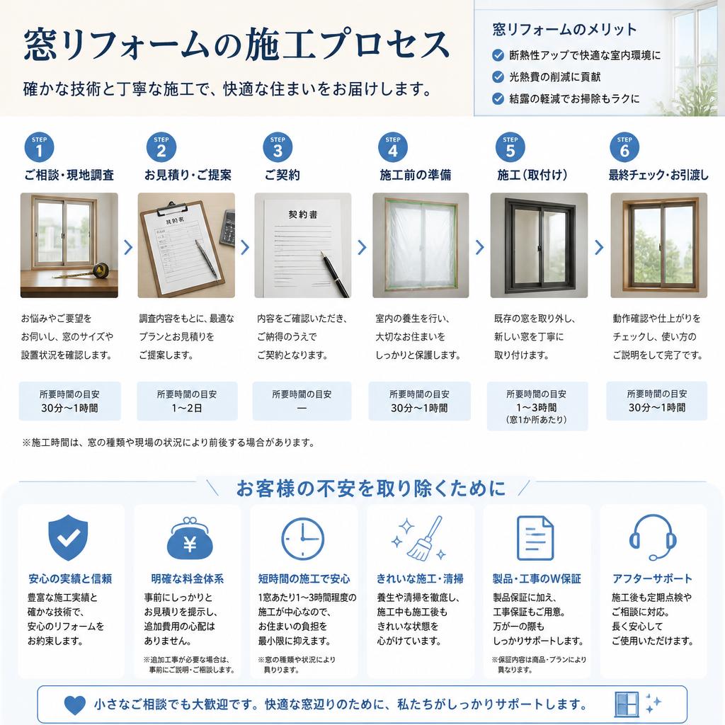 省エネ住宅化のための施工プロセス