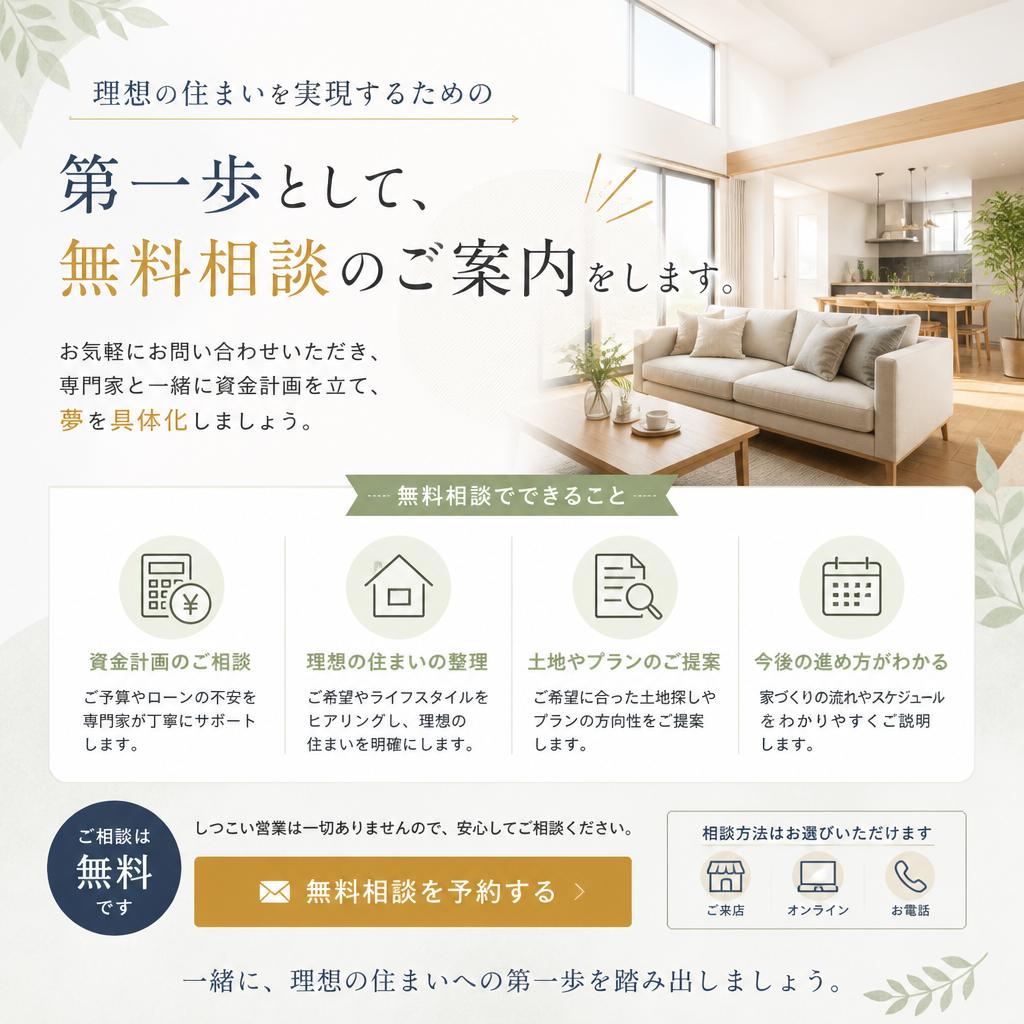 7. まずは無料相談から！
