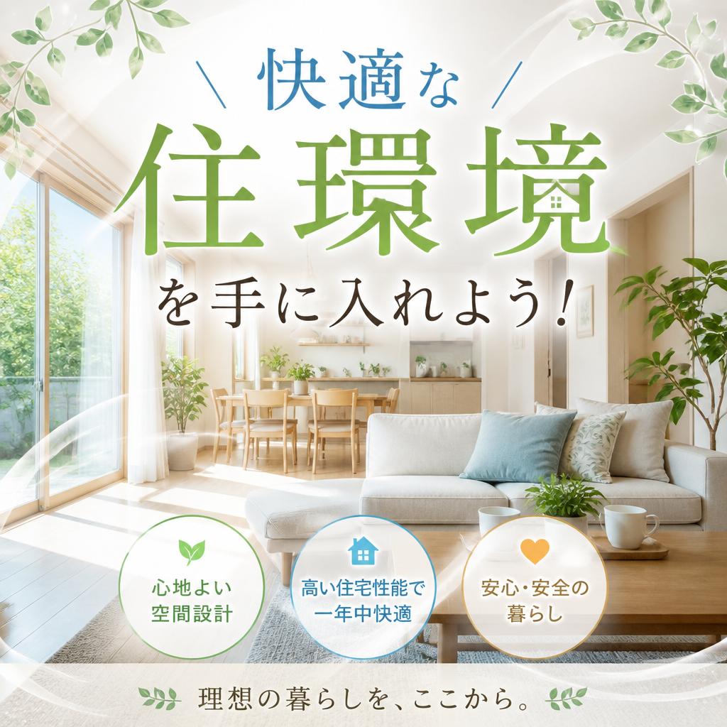 快適な住環境を手に入れよう！