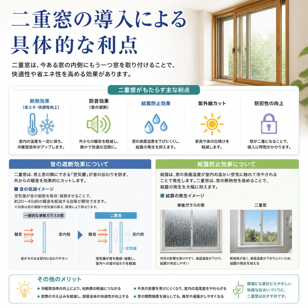 二重窓の効果とメリット