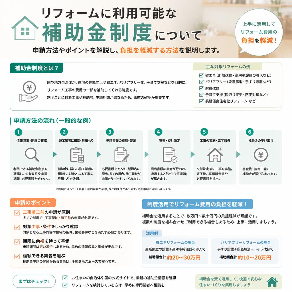 補助金制度の活用法